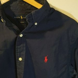 Ralph Lauren Navy, Slim Fit Button Down